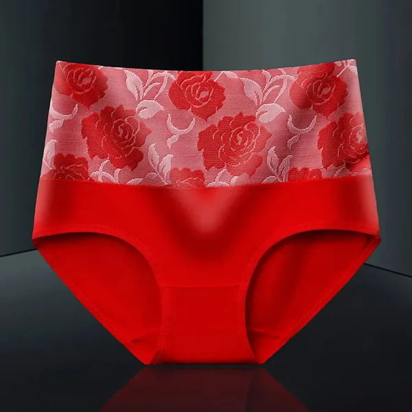 Cotton High Waist Abdominal Slimming Hygroscopic Antibacterial Panties