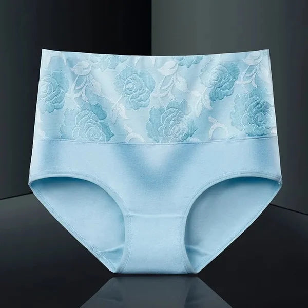 Cotton High Waist Abdominal Slimming Hygroscopic Antibacterial Panties