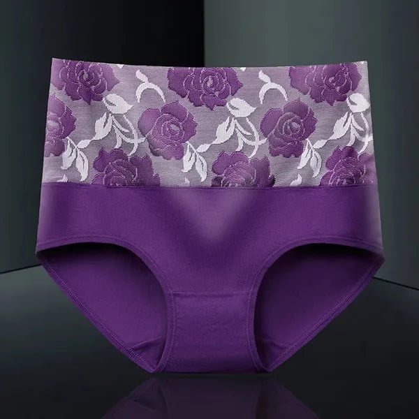 Cotton High Waist Abdominal Slimming Hygroscopic Antibacterial Panties